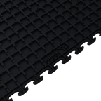 Norsk Stor NSMPRD6BLK Raised Diamond Multi Purpose PVC Flooring, Black, 6 Pack
