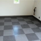 Norsk Stor NSMPRD6BLK Raised Diamond Multi Purpose PVC Flooring, Black, 6 Pack
