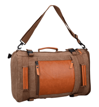 Witzman Men's Retro Canvas Travel Duffel Bag
