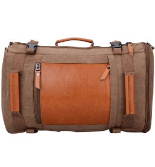 Witzman Men's Retro Canvas Travel Duffel Bag