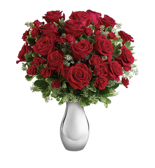 Bouquet with Red Roses