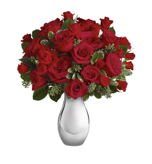 Bouquet with Red Roses