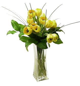 Tulips Arranged in a Vase