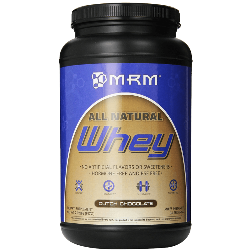 MRM 100% All Natural Whey Dutch Chocolate 2.02 Pounds 