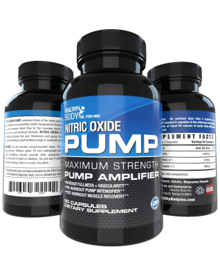 Nitric Oxide Pre Workout Booster for Accelerated Gains in Strength 