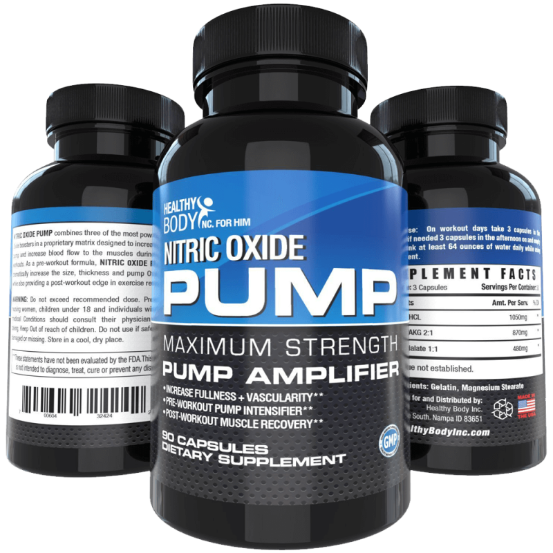 Nitric Oxide Pre Workout Booster for Accelerated Gains in Strength 