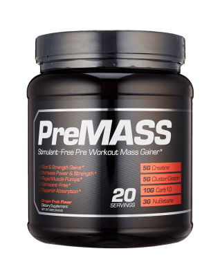 PREMASS Pre Workout Mass Gainer Stack