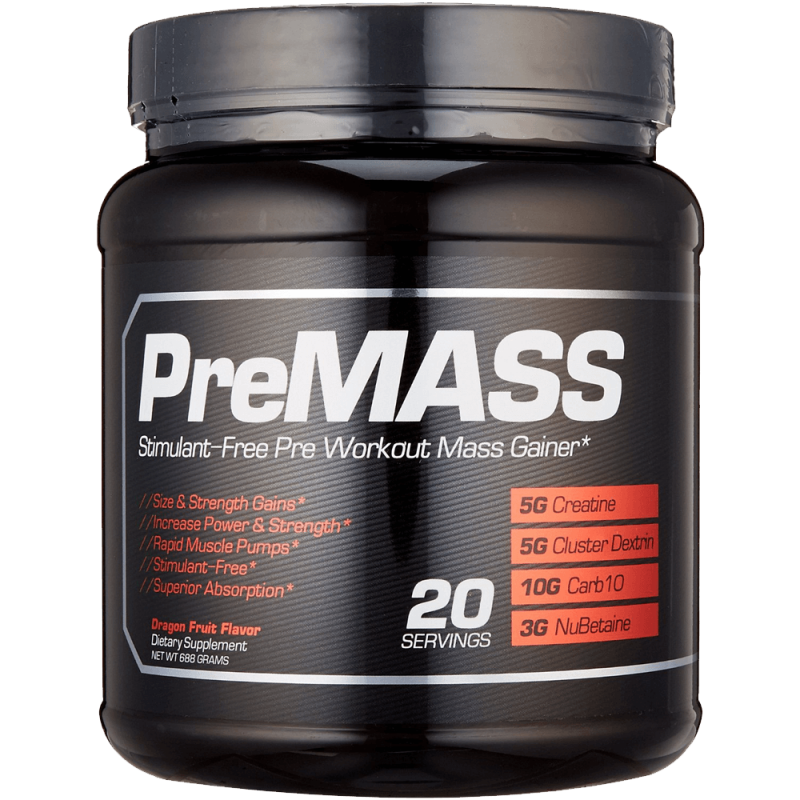 PREMASS Pre Workout Mass Gainer Stack