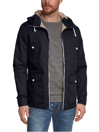 Jack and Jones Men's JJORCALL Short Parka Coat