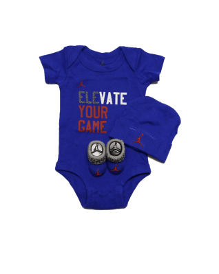 Air Jordan Baby Infant 3P Sets Bodysuit Layette Oneies
