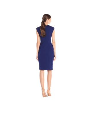 Anne Klein Women's Cap Ruffle Dress