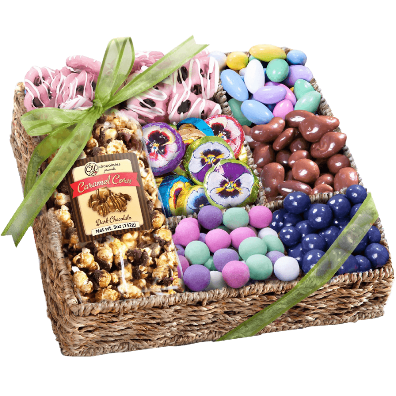 Spring Chocolate, Sweets and Treats Gift Basket