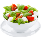 Fresh organic salad veg