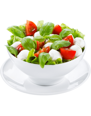Fresh organic salad veg