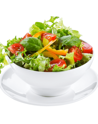 Fresh organic salad veg