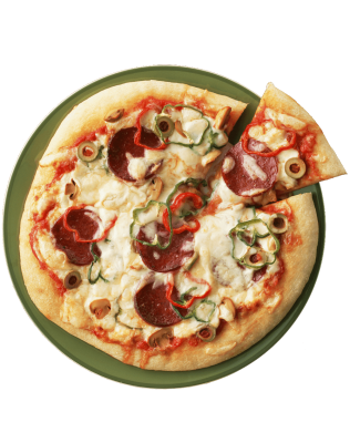 Pizza with peppers 