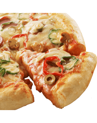 Pizza with peppers 