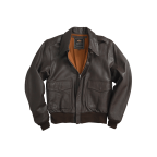 Alpha industries leather jacket