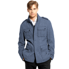 Boss black virgin wool field jacket
