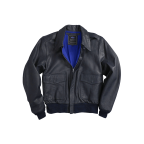 Alpha industries leather jacket