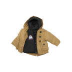 Boys 4 in 1 cozy sherpa hooded microfiber parka