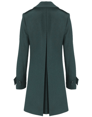 Hudson box pleat coat