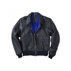 Alpha industries leather jacket