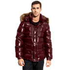 Moncler rod quilted down parka with genuine coyote fur trim