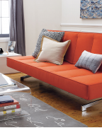 Flex Orange Sleeper Sofa