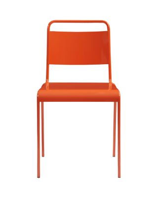 Lucinda Orange Stacking Chair