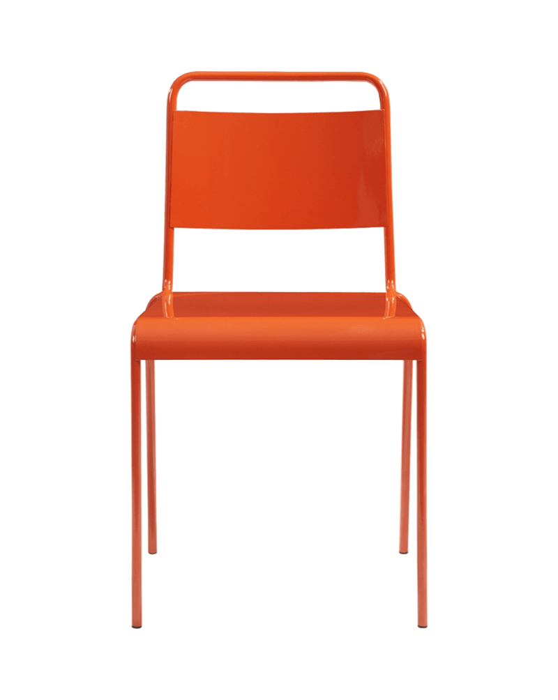 Lucinda Orange Stacking Chair