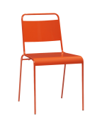 Lucinda Orange Stacking Chair