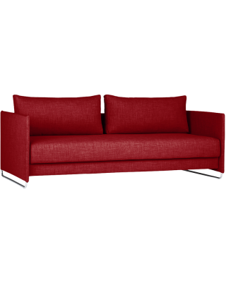 Tandom Red Sleeper Sofa