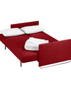 Tandom Red Sleeper Sofa
