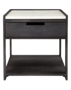 Tux Marble Top Nightstand