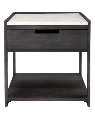 Tux Marble Top Nightstand