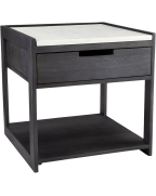 Tux Marble Top Nightstand