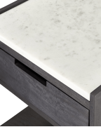 Tux Marble Top Nightstand