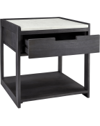 Tux Marble Top Nightstand