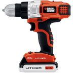 Black & Decker LDX220SBFC 20-Volt MAX Lithium-Ion Drill-Driver with Fast Charger 