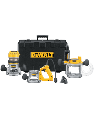 DEWALT DW618B3 12 Amp 2-1-4 Horsepower Plunge Base and Fixed Base 