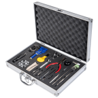 LGI Premium Watch Repair Kit with Reusable Aluminum Box 