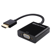 Cable Matters® Gold-Plated Active HDMI to VGA Adapter (Male to Female) with 3 Ft Micro USB Cable