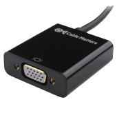 Cable Matters® Gold-Plated Active HDMI to VGA Adapter (Male to Female) with 3 Ft Micro USB Cable