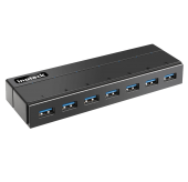 Inateck 7-Port USB 3.0 Hub with 12V 3A Power Adapter and 7 BC 1.2 Charging Ports 