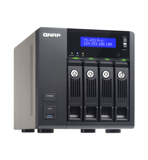 QNAP TS-453 Pro 4-Bay Pre-Configured Storage (NAS) 
