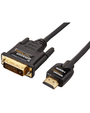 AmazonBasics HDMI to DVI Adapter Cable - 6 Feet