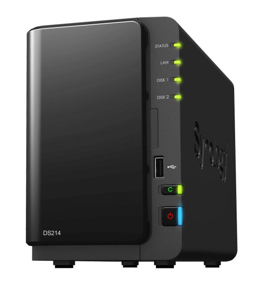 Synology DS214 DiskStation 2-Bay Pre-Configured Storage (NAS) 
