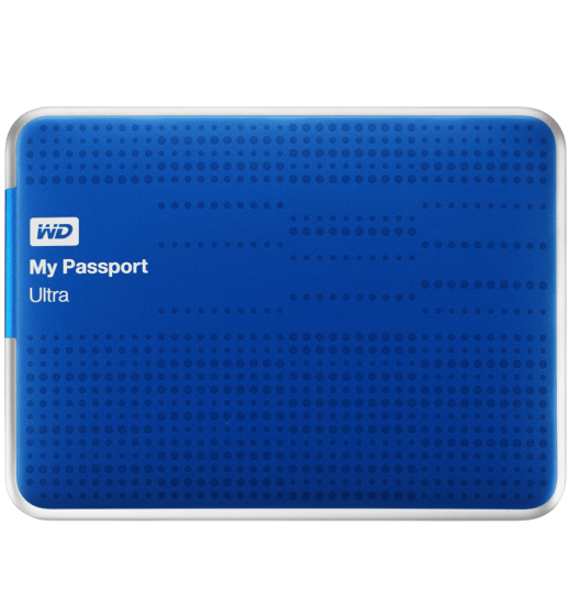 WD My Passport Ultra 2TB Portable External USB 3.0 Hard Drive with Auto Backup 