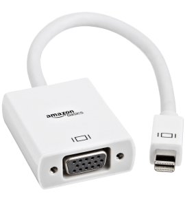 AmazonBasics Mini DisplayPort (Thunderbolt) to VGA Adapter 
